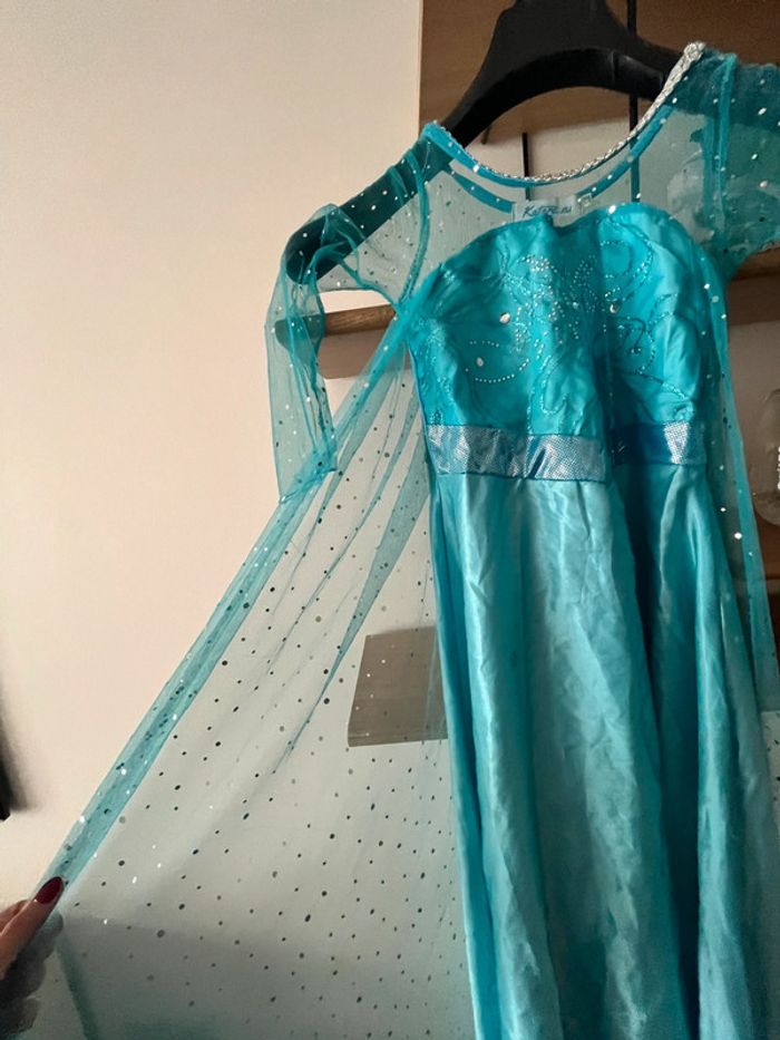 Robe déguisement reine des neiges