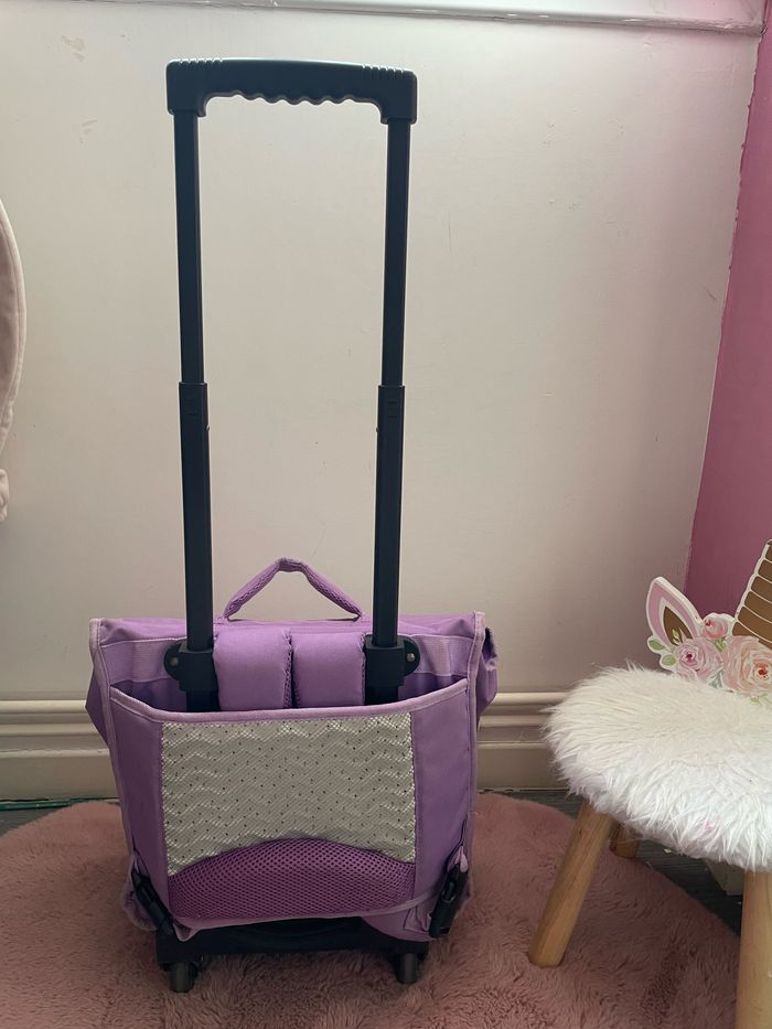 Cartable à roulettes Licorne - photo numéro 3