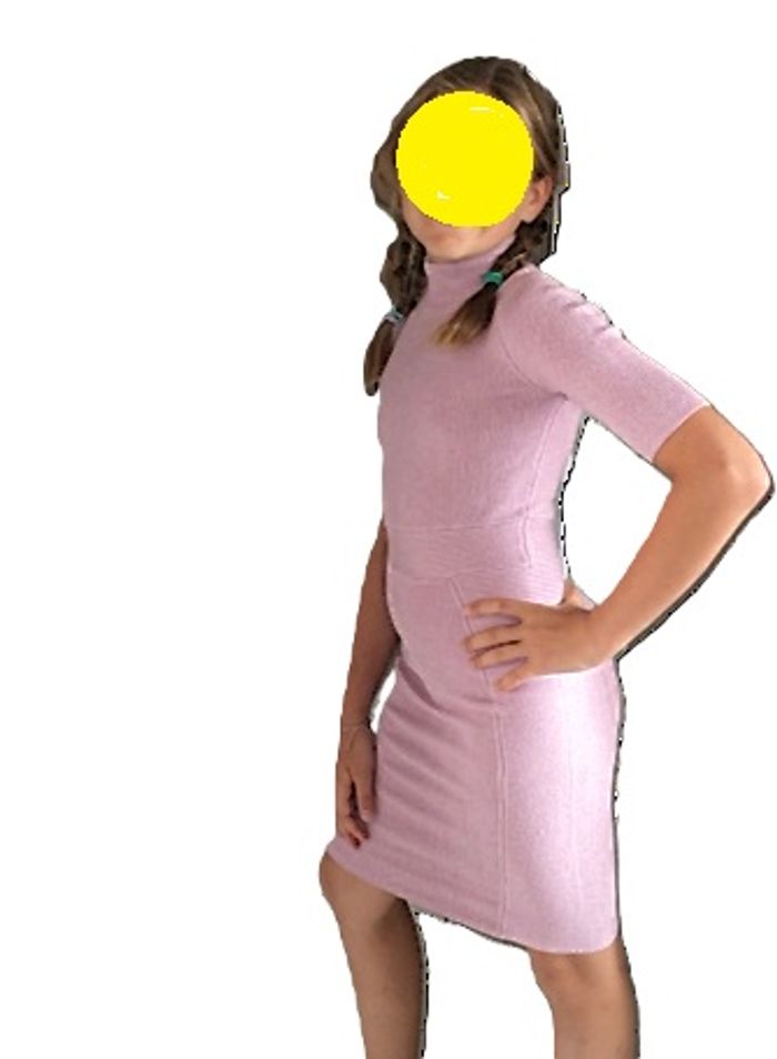 Robe fourreau ros Guess T 38 - photo numéro 3