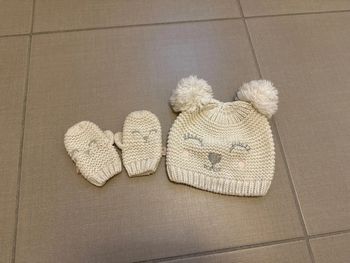 Bonnet + moufles 18 mois