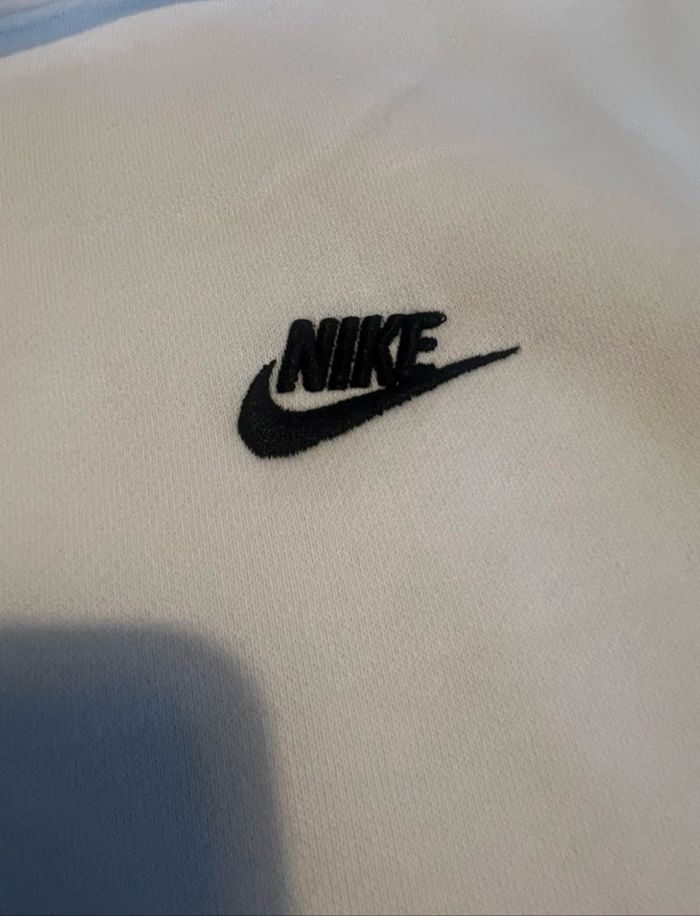 Sweat à capuche blanc Nike S - photo numéro 3