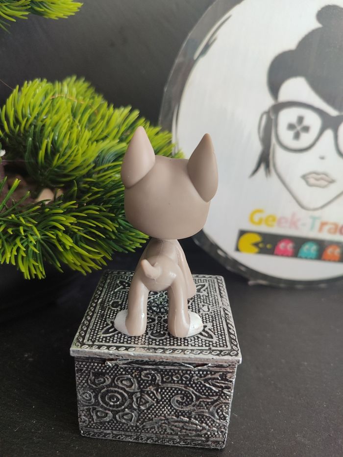 My Littlest Petshop Pet Shop LPS Authentic Authentique dog Great Dane 184 Blue - photo numéro 5