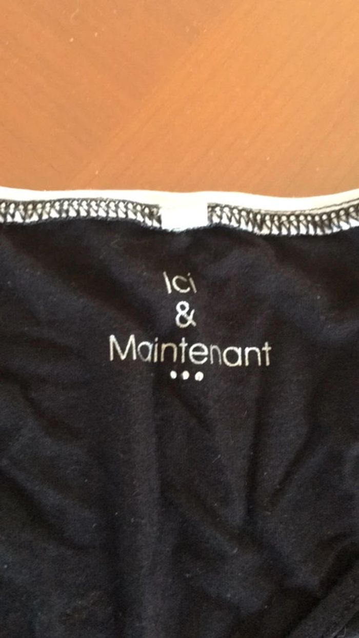 Teeshirt manche longue Ici et maintenant - photo numéro 3