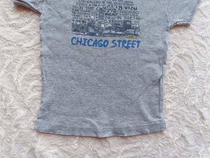 Tee shirt manches courtes Garçon 2 ans Chicago street Absorba 100% coton - photo numéro 4