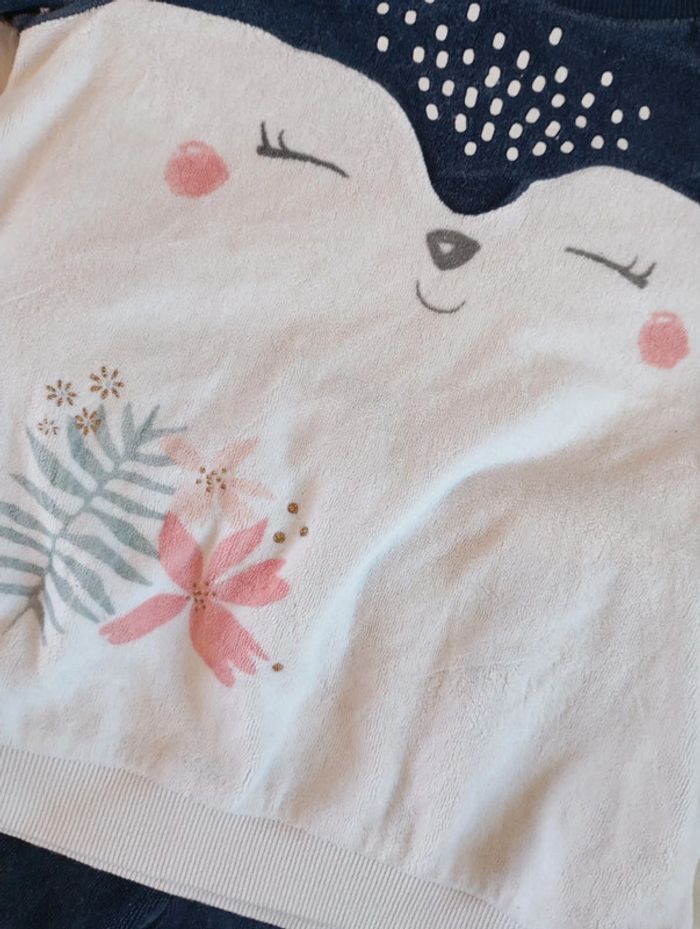 Petit béguin 💖 pyjama velours hiver 5 ans - photo numéro 4