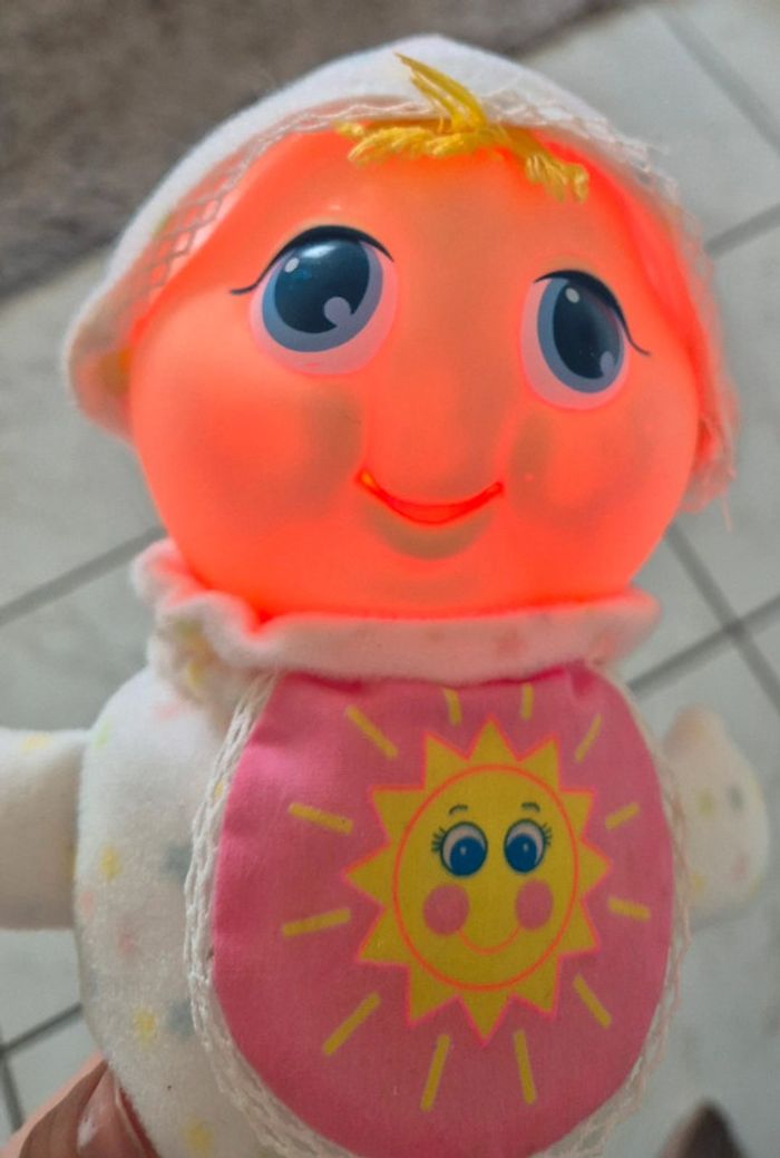 Peluche luciole vintage ver luisant glo