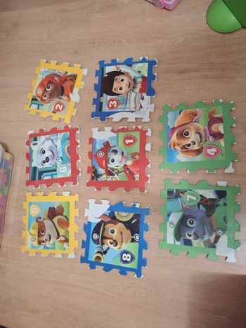 Dalles en mousse paw patrol