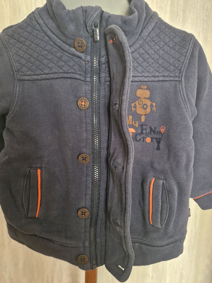 Manteau bébé 18 mois Obaïbi Coton - photo numéro 3