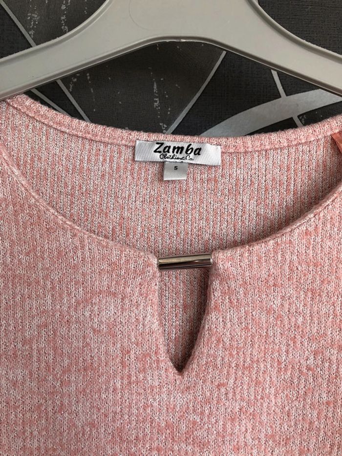 Pull rose Zamba t5 - photo numéro 2