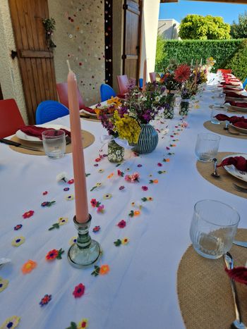 Lot de 6 chemin de table