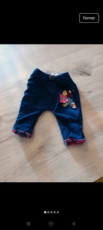 Pantalon velours la compagnie des petits 3 mois