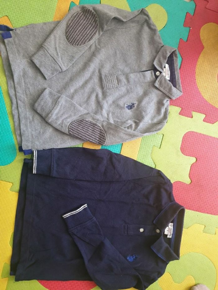 Lot 2 vetements garcon 3 ans hiver 10 pièces chemise, sweat, t-shirts, polos, pulls - photo numéro 3