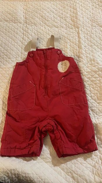 Salopette bébé doublée
