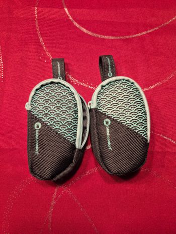 Lot de deux mini pochettes rangement bébé confort porte sucette