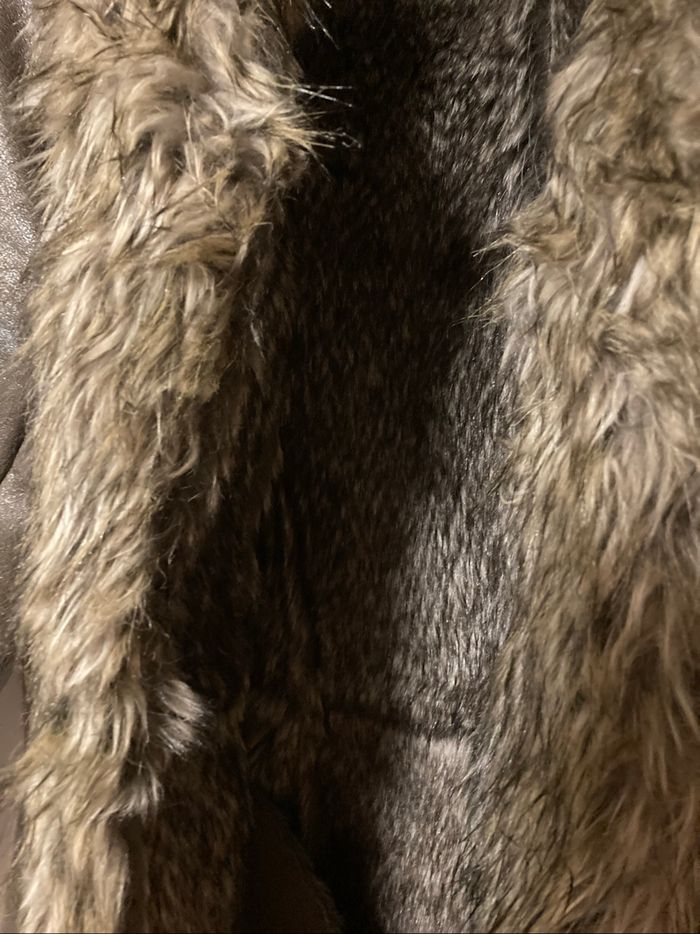 Manteau chaud doublé fourrure taille 40 - photo numéro 5