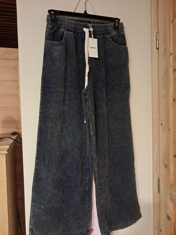 Pantalon velours marine