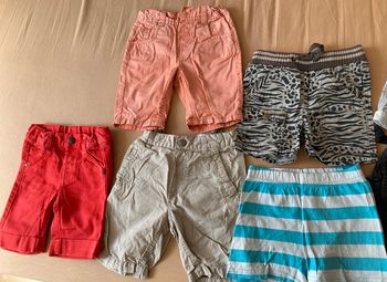 Lot de 10 shorts - Taille 86 à 92 cm - 24 mois / 2 ans
