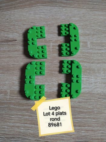Lego lot 4 plats ronds 89681