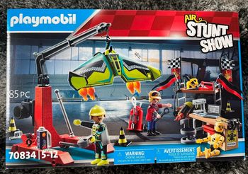 Playmobil 70834 Air Stuntshow Atelier de réparation- Stuntshow - Cascadeur Spectacle