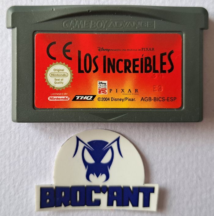 Disney Pixar Los Increibles ESP Nintendo Gameboy Advance GBA - photo numéro 4