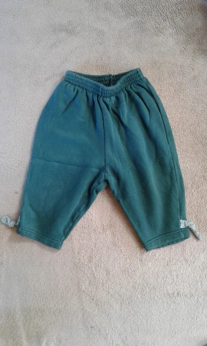 Lot 2 pantalons fille 9- 12 mois - photo numéro 2