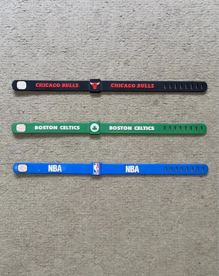 Lot X3 Bracelet NBA Neuf
