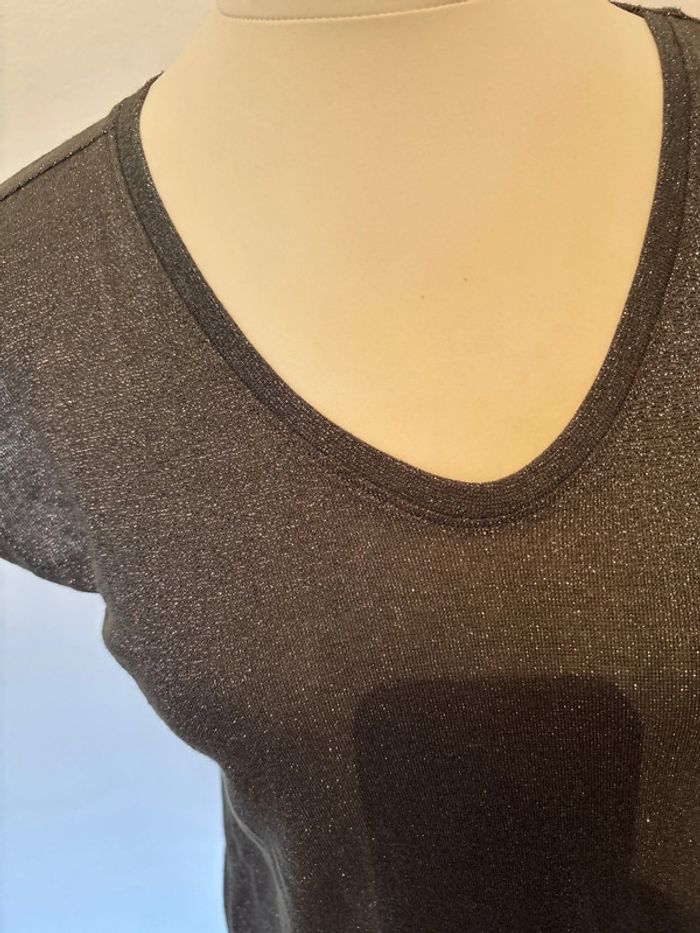 T-shirt à paillettes sans manches femme taille S Only - photo numéro 2