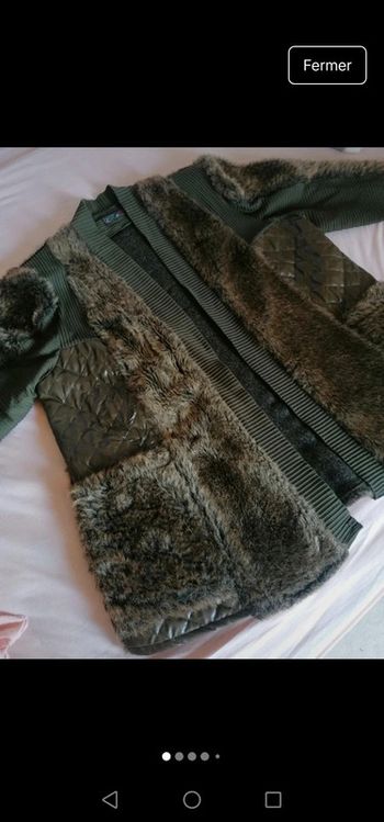 Manteau fausse fourrure EZ vintage
