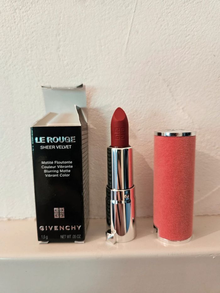 Mini rouge a levres le rouge  givenchy - photo numéro 2