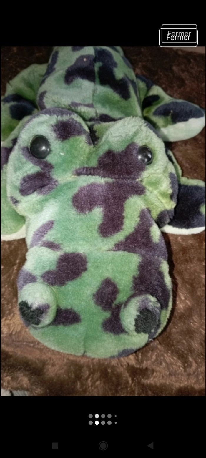 Très belle peluche crocodile lb - photo numéro 5