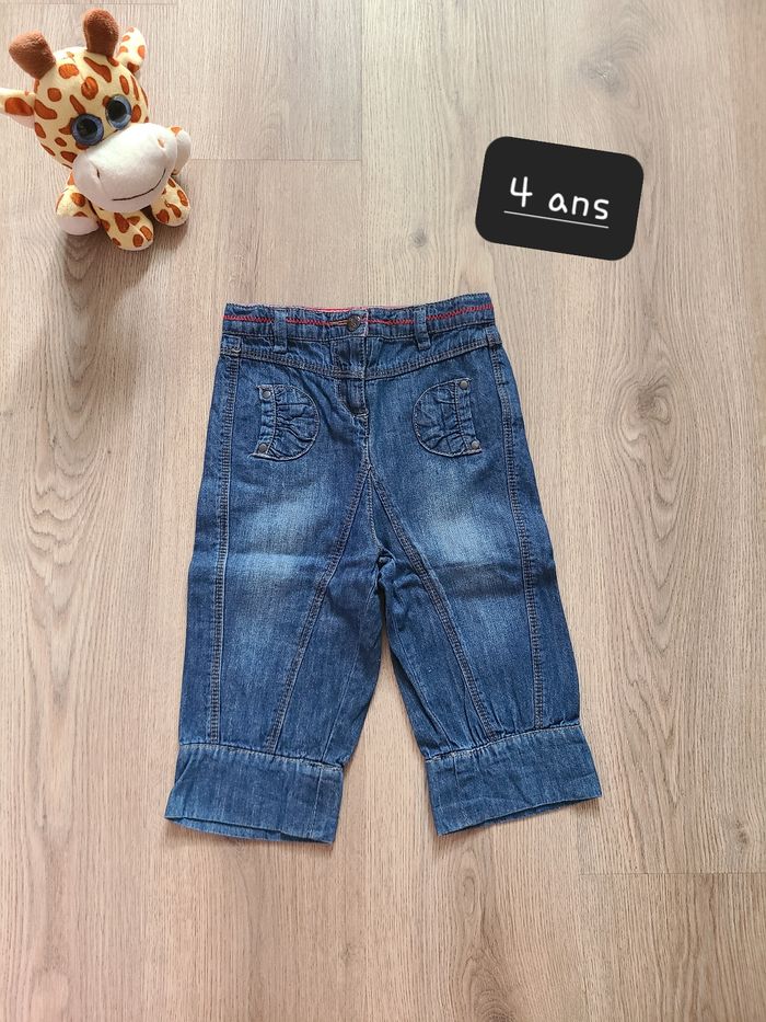 Pantacourt jean 4 ans