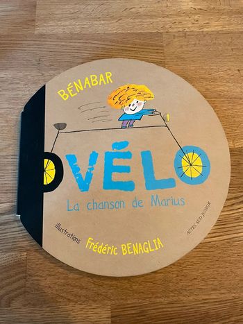 Livre Bénabar Vélo La chanson de Marius