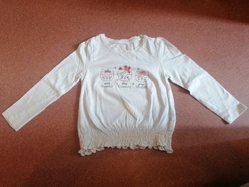 T shirt manches longues petite fille
