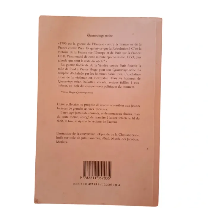 Livre quatrevingt-treize Victor Hogo - photo numéro 3
