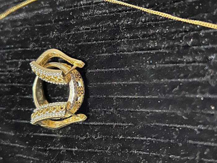 parure plaque or - photo numéro 2