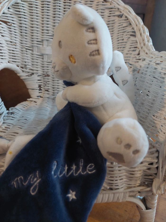 Doudou mouchoir bleu tigre Simba toys (2) - photo numéro 5