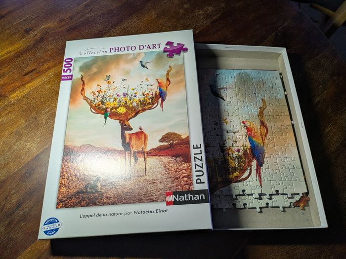 Magnifique puzzle L'appel de la nature Nathan 500 pièces - photo numéro 2