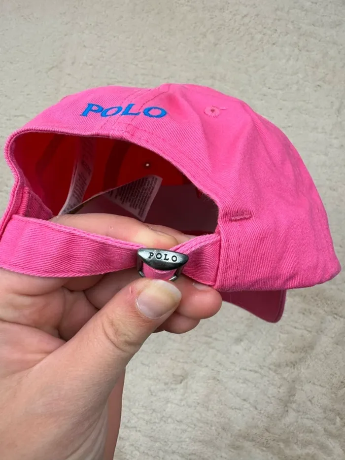 Casquette Ralph Lauren Rose Fuchsia Neuve - photo numéro 5