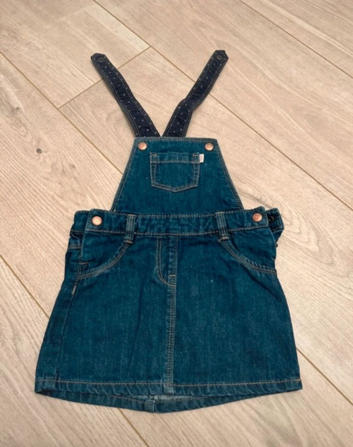 Salopette robe en jean