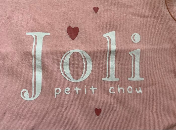 Lot 2 t-shirts rose et jaune Kiabi 1M - photo numéro 5