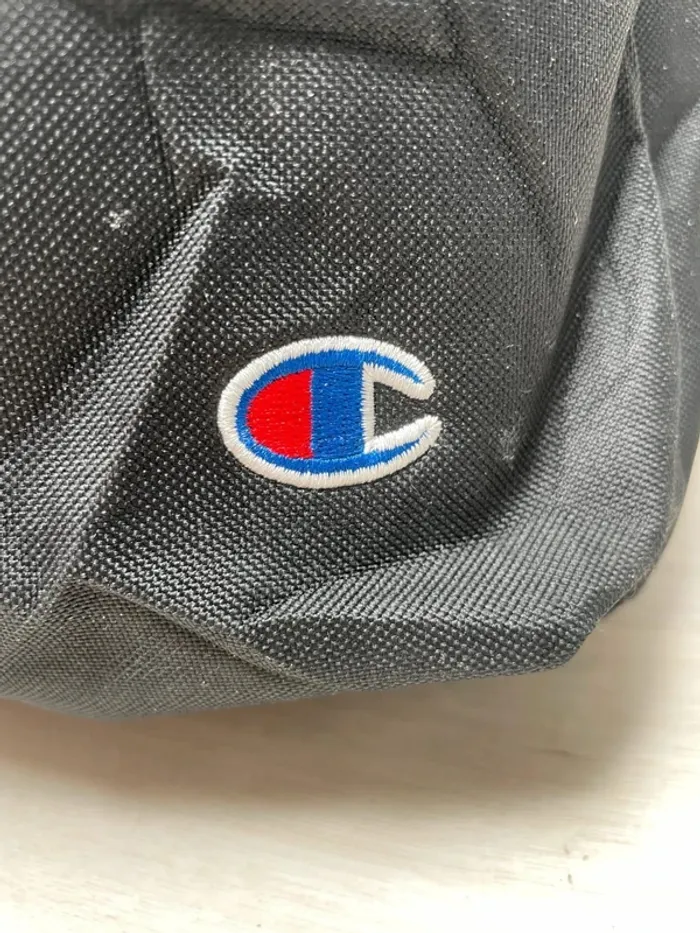 Champion black pink backpack embroided logo - photo numéro 2