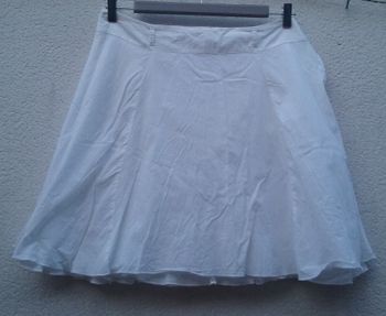 jupe blanche femme