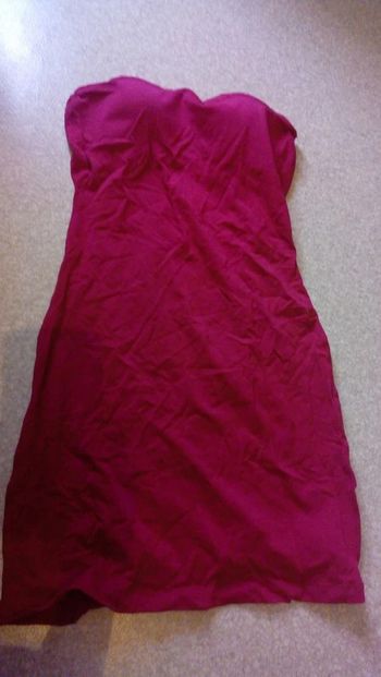 Robe bustier rembourré sexy rose fushia Mim