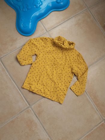 Tee-shirt manche longue col roulé