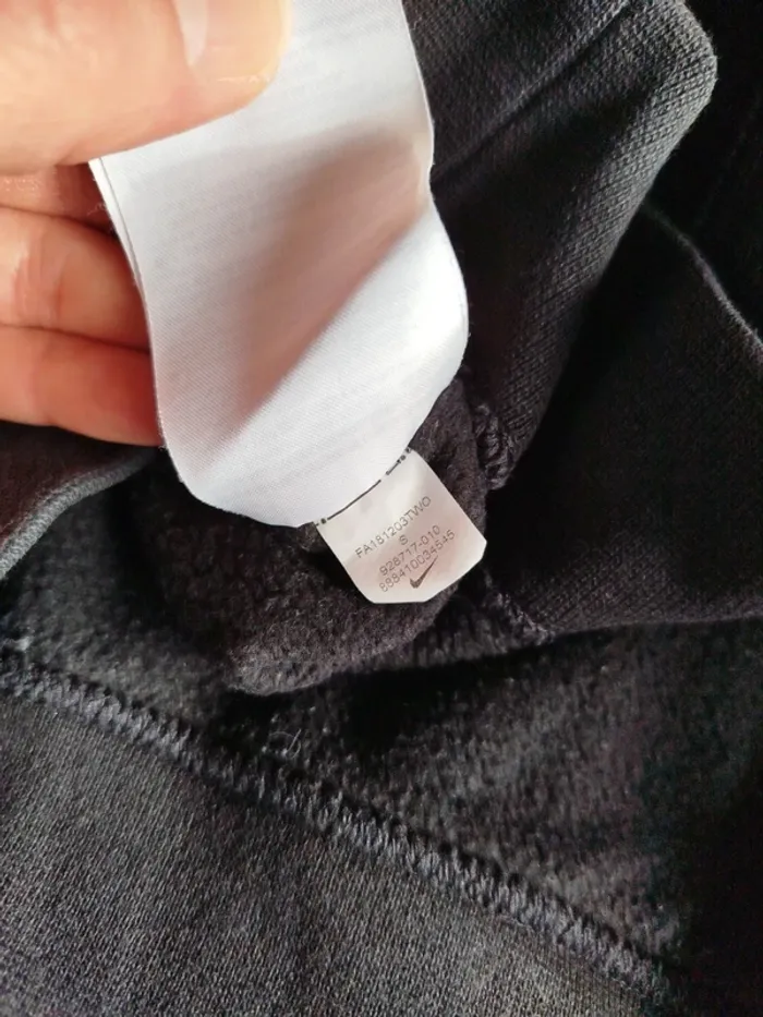 Pull à capuche Nike Just Do It noir taille S - photo numéro 4