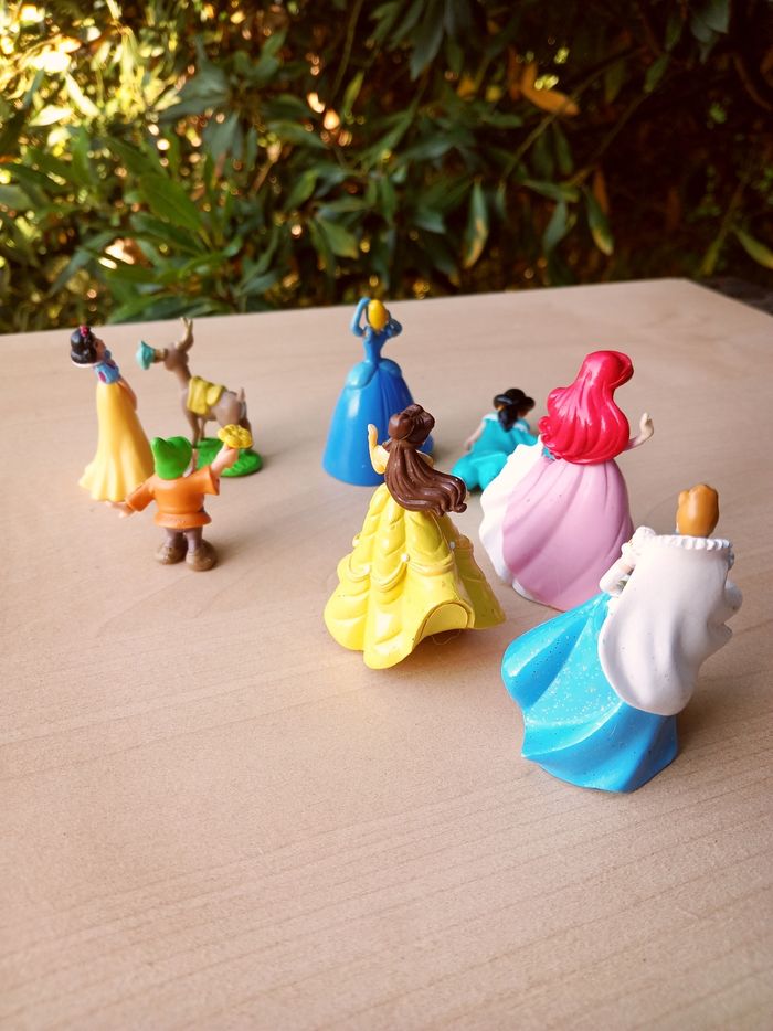 Lot de figurines décoratives miniatures princesses Disney - photo numéro 6