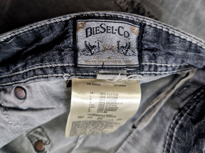 Pantalon chino homme , Diesel , gris , taille 40 - photo numéro 7