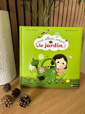 Livre Mon album anime Le Jardin