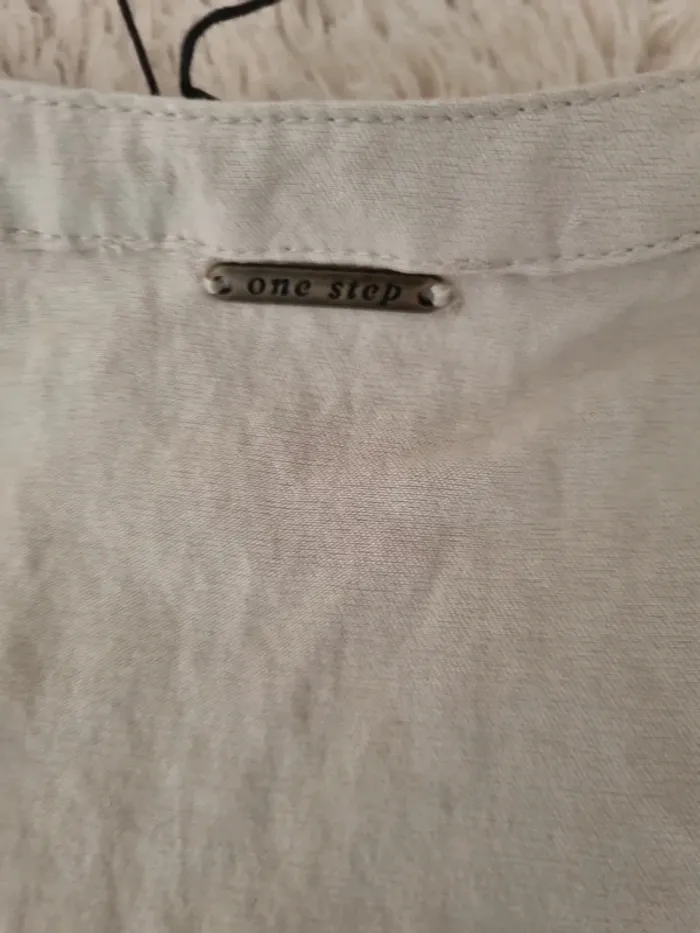 Tee-shirt beige ikks / one step - photo numéro 4