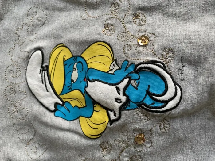 Sweat zippé Schtroumpfette - photo numéro 7